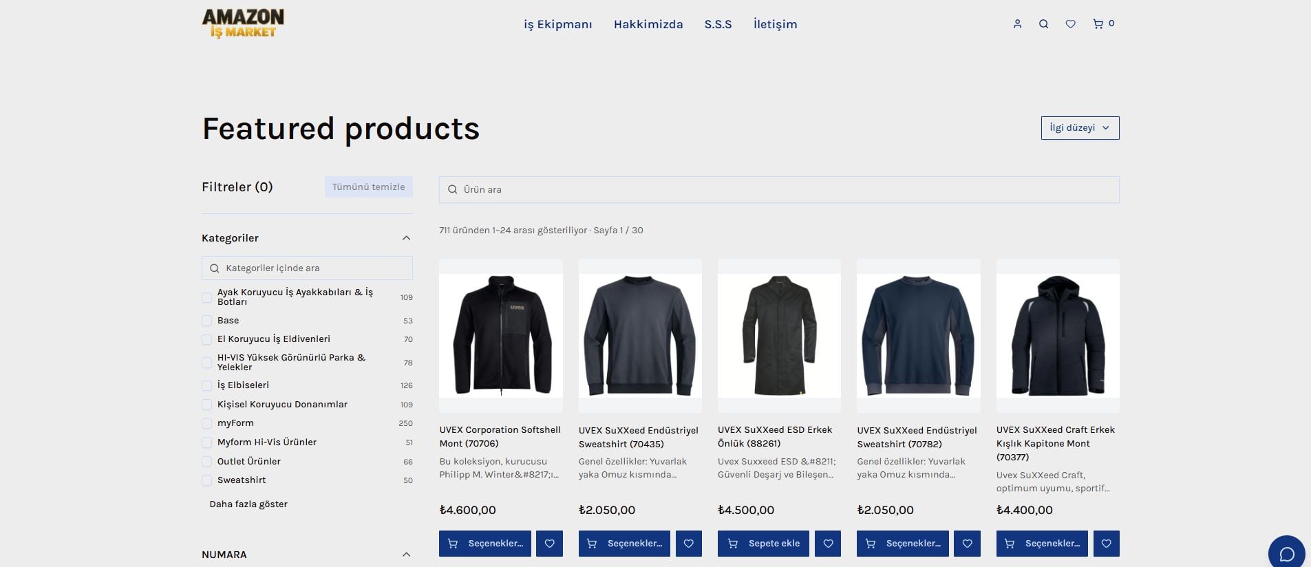 Categories and filters help shoppers explore the public catalogue.